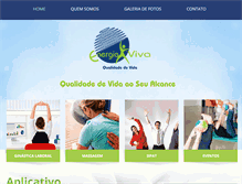 Tablet Screenshot of energiaviva.com.br